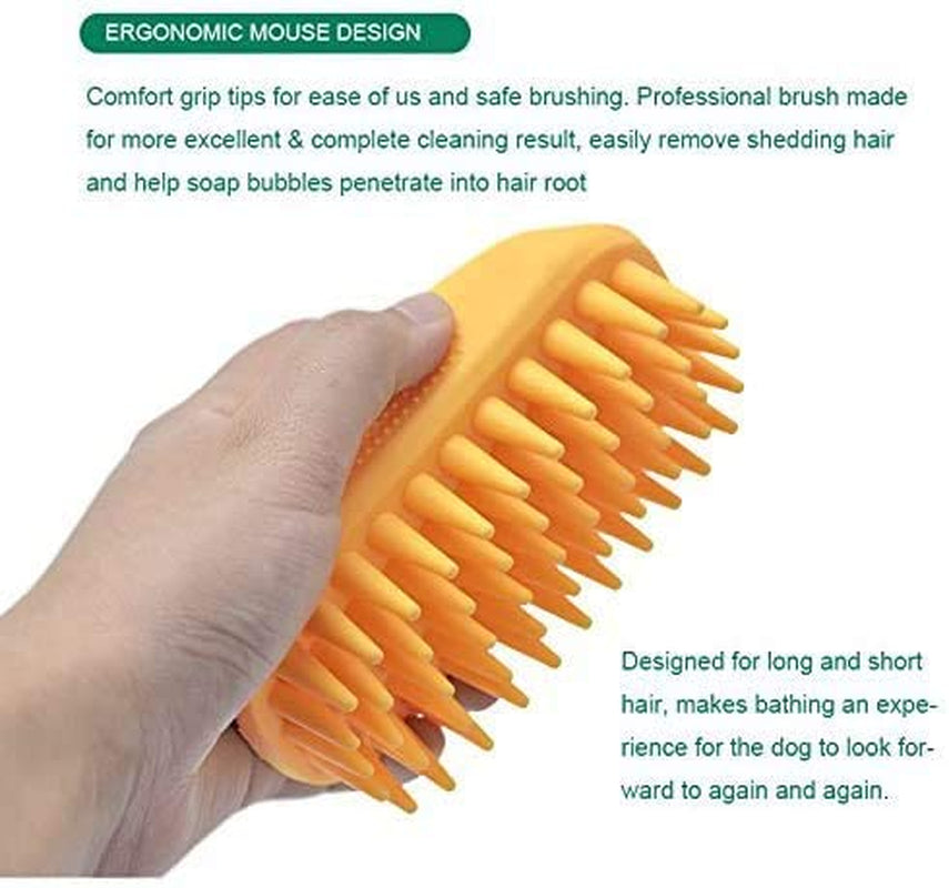 pet-silicone-shampoo-brush-for-long-short-hair-medium-large-pets-dogs-cats-shower-wash-curry-brush-dog-hair-products-accessories-dog-back-massage-for-long-short-hair-small-large-pets-dogsgreen