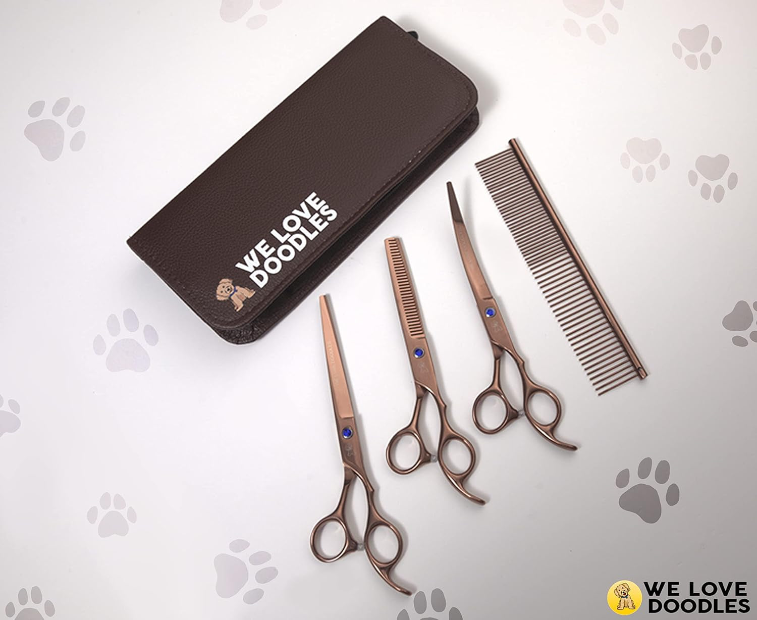 dog-grooming-scissors-kit-4-pieces-curved-straight-thinning-shears-set-professional-dog-grooming-shears-for-at-home-doodle-poodle-hair-pet-face-paw-scissors-for-goldendoodle-stainless-steel