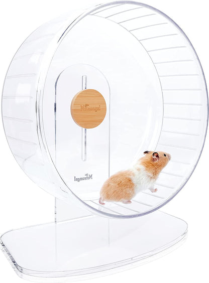 Niteangel Super-Silent Hamster Exercise Wheels: Quiet 10 Inch Running Wheel | Can 10.6-13.4" Adjustable Height - No Bend Back Spinner Running for Dwarf Syrian Hamster Gerbils Mice or Other Small Animal12