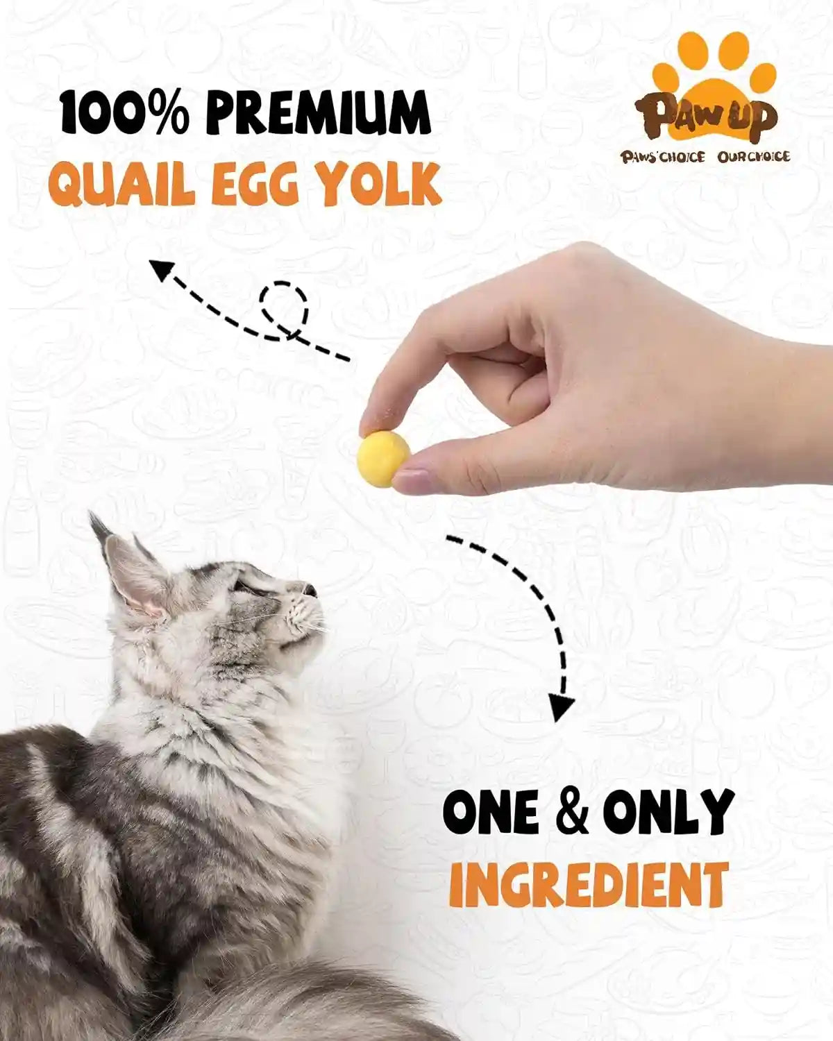 pawup-freeze-dried-quail-egg-yolk-pet-treats-freeze-dried-pet-food-for-dogs-cats-pure-fresh-ingredient-4-2-oz-rawhide-free-gluten-grain-free