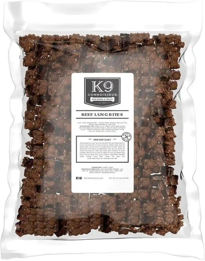 K9 Connoisseur Beef Lung Dog Treats - USA Made Single Ingredient Dog Treat | Bulk Dogs Treat, Grain Free, Low Calorie, Training, for All Breeds & Sizes - 2.5 Lbs8