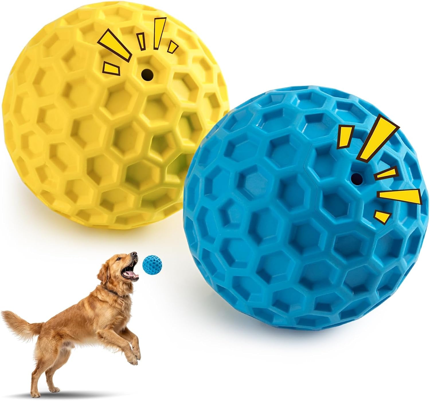hippih-indestructible-squeaky-dog-toys-interactive-dog-balls-2-pack-chew-toys-for-aggressive-chewers-natural-rubber-puppy-toy-for-large-medium-dogs-tough-puppy-teething-toy-relieve-anxiety
