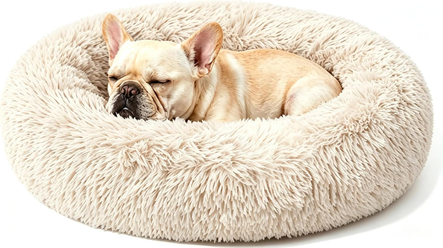 calming-donut-dog-and-cat-bed-for-indoor-cats-anti-anxiety-round-fluffy-soft-washable-small-pet-bed-for-puppy-and-kitten-warming-comfortable-luxury-anti-slip-waterproof-mute-base-20in-gray