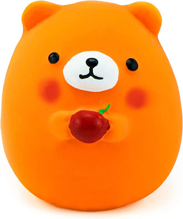 CHIWAVA 4PCS 2.4'' Squeak Latex Puppy Toy Funny Animal Sets Pet Interactive Play for Small Dog Assorted Color7