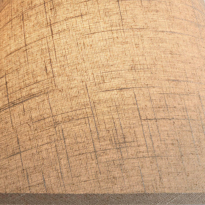 Pre-Assembled Sela Fine Large Burlap Empire Shade 6.5X15X10.75 (Spider) | 6.5" Top X 15" Bottom X 10" High X 10.75" Slant Replacement for Table Lamps Harp + Finial3