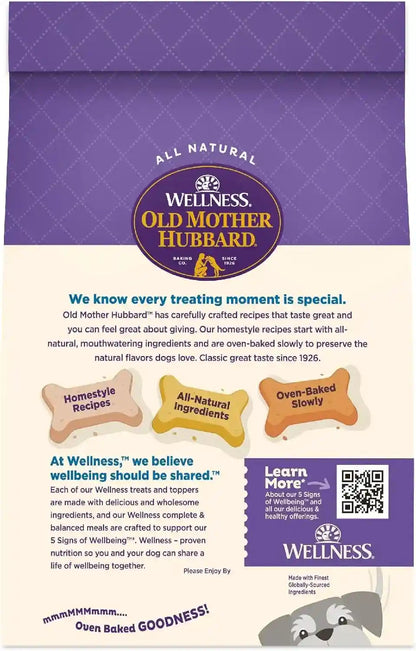 Wellness Old Mother Hubbard Classic Original Mix Dog Biscuits, Natural Training Treats, 4 Flavors, Mini Size, 3.8 Lb Bag8
