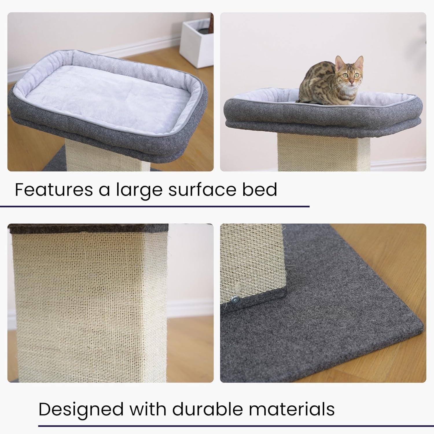 catry-cat-perch-with-washable-replaceable-bed-wide-sisal-scratching-post-cat-tree-with-washable-replaceable-bed-for-large-cats-thick-sisal-scratching-post-sturdy-cat-tower-easy-assembly-cat-tree