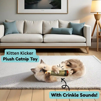 Nestpark Cat Doobie Catnip Cat Toy - Crinkle Kitten Kicker with Extra Strong Catnip - Funny Interactive Cat Toy Indoor Cat Gifts3