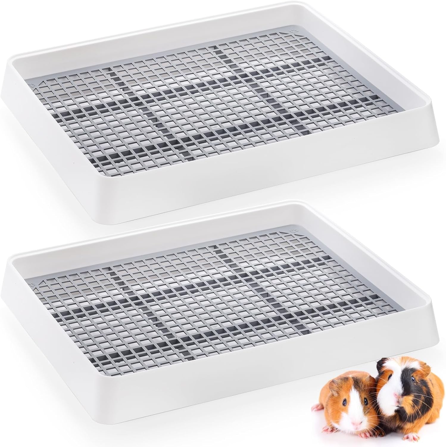 wuweot-2-pack-large-rabbit-litter-box-shallow-bunny-restroom-litter-tray-small-animals-litter-pan-toilet-potty-trainer-with-grate-for-rabbit-hamster-ferret-rats-guinea-pigs-hedgehog-chinchillas