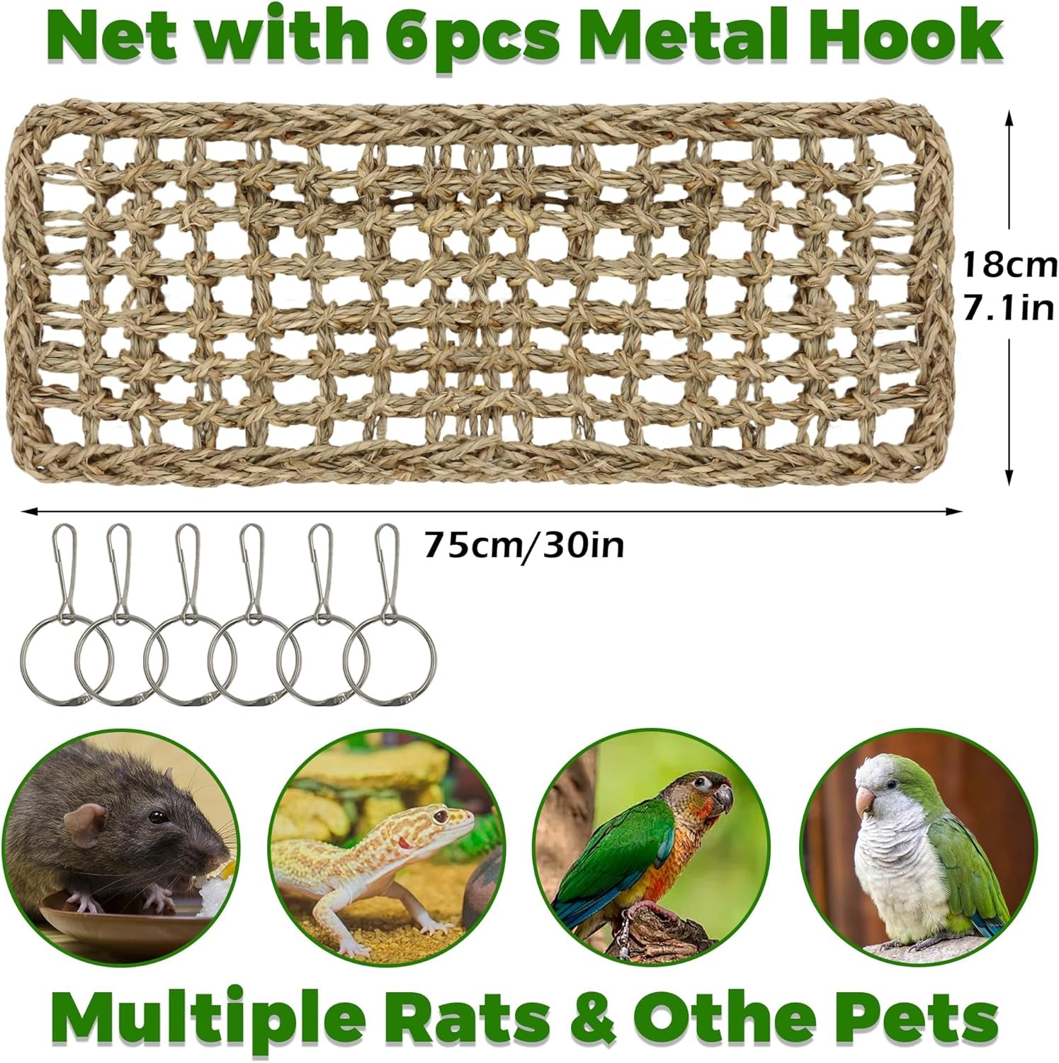 30x7inch-rat-climbing-toys-for-cage-chewable-natural-seagrass-mat-with-metal-hooks-soft-fall-breakers-for-rats-rat-ladder-bridge-toy-with-mild-grassy-scent-rodent-hammock-cage-accessories