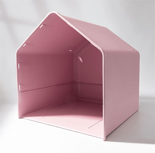 Dog Potty Training Toilet ﻿ Cat Litter Tray Fully Enclosed Drawer Type Oversized Villa Toilet Deodorant Sandbox Splash Proof Box Pink Green and Black(B)2