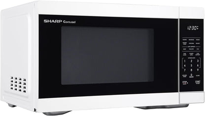 SMC1161KW 1.1 Cu. Ft. 1000W White Countertop Microwave Oven9