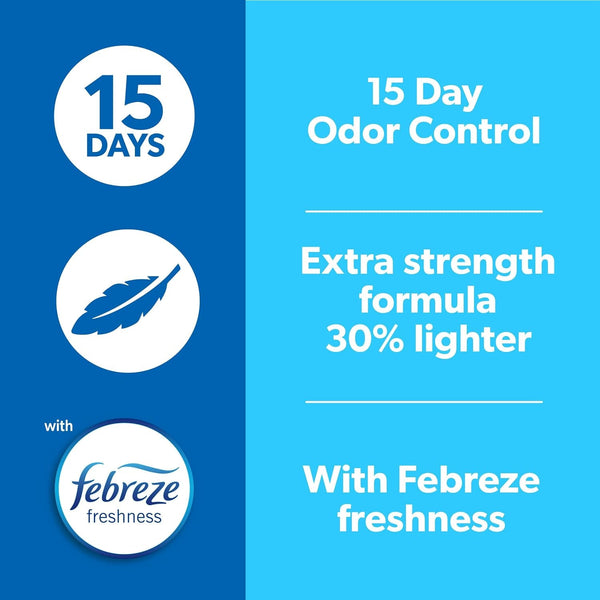 Fresh Step Light Weight Clumping Litter, Extra Strength Formula with Febreze Freshness, 15.4 Lb. Box (Package May Vary)7