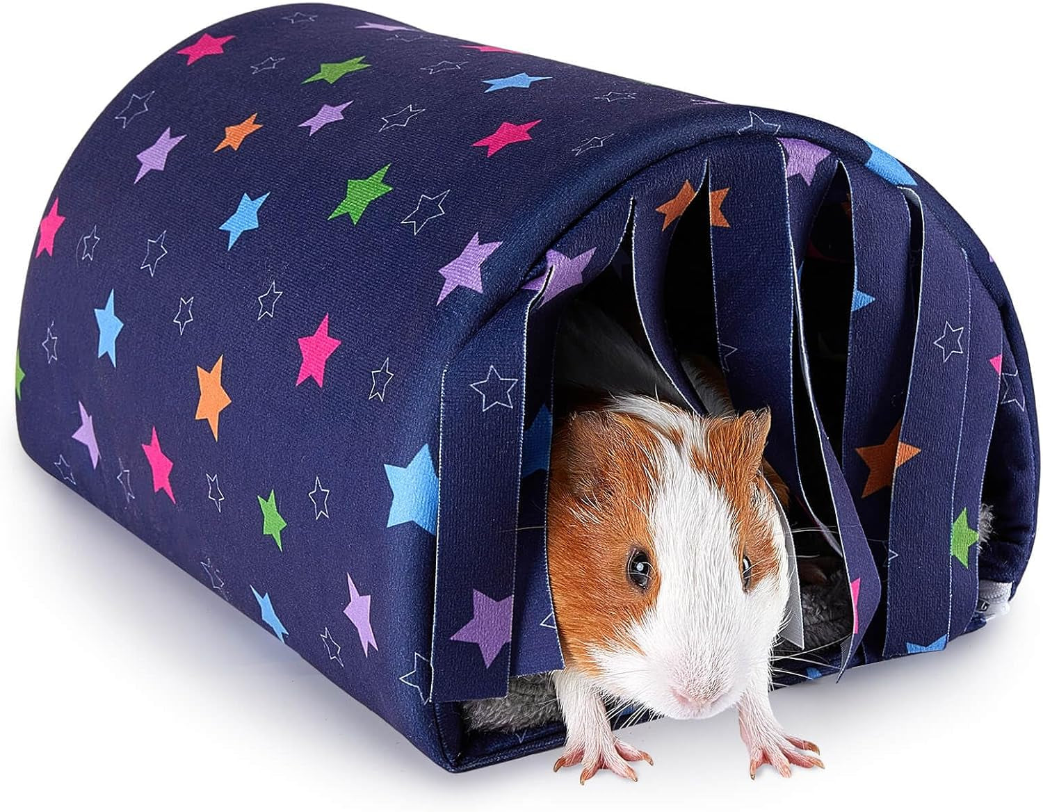 unicorn-catcher-washable-guinea-pig-tunnel-with-curtains-for-small-animals-cozy-small-pet-hideout-featuring-curtains-for-privacy-ideal-for-hamsters-chinchillas-and-bunnies-to-rest-and-play