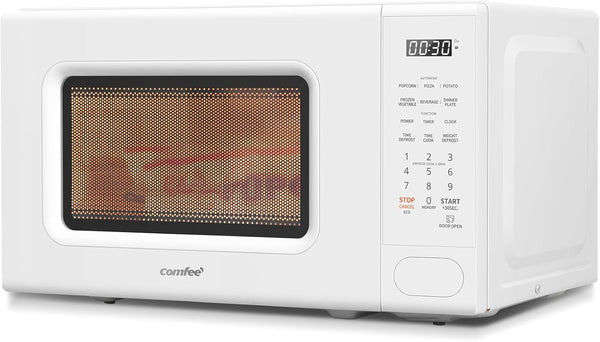 Countertop Microwave Oven 0.7 Cu.Ft, 700W, White, 11 Power Levels8