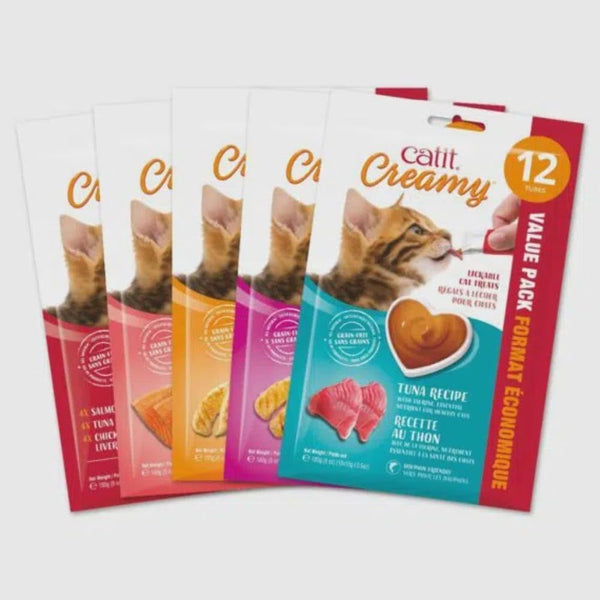 Catit Creamy Lickable Cat Treat – Hydrating and Healthy Treat for Cats of All Ages - Assortment, 72-Pack3