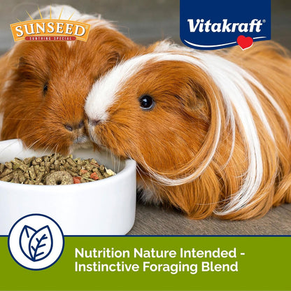 Sunseed Vita Prima Guinea Pig Food 4 Lbs. with Timothy Hay, Alfalfa, Vegetables, Seeds Grains, and Added Vitamin C for Wholesome Daily Nutrition and Enriched Small Animal Diet3