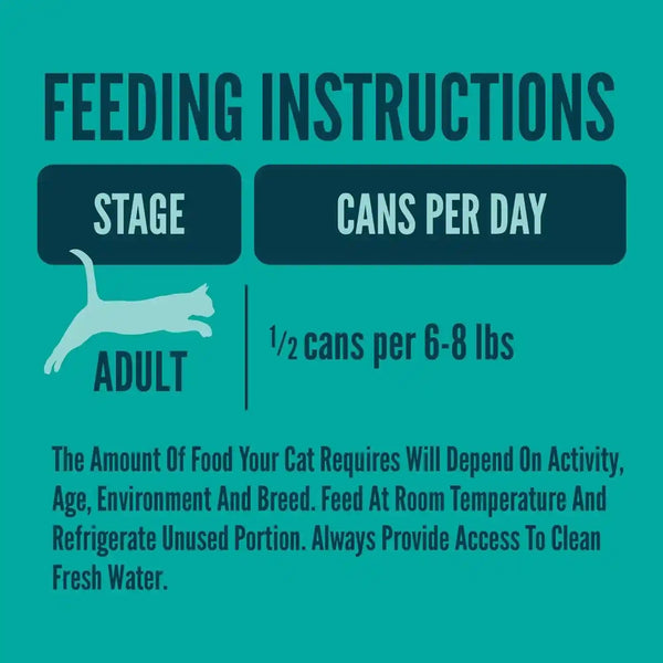 A Strong Heart Canned Wet Cat Food, Special Supper Dinner Pâté — Turkey, Whitefish & Liver — Complete & Balanced for Adult Cats, Made in USA — 13.2 Oz Cans, Pack of 126