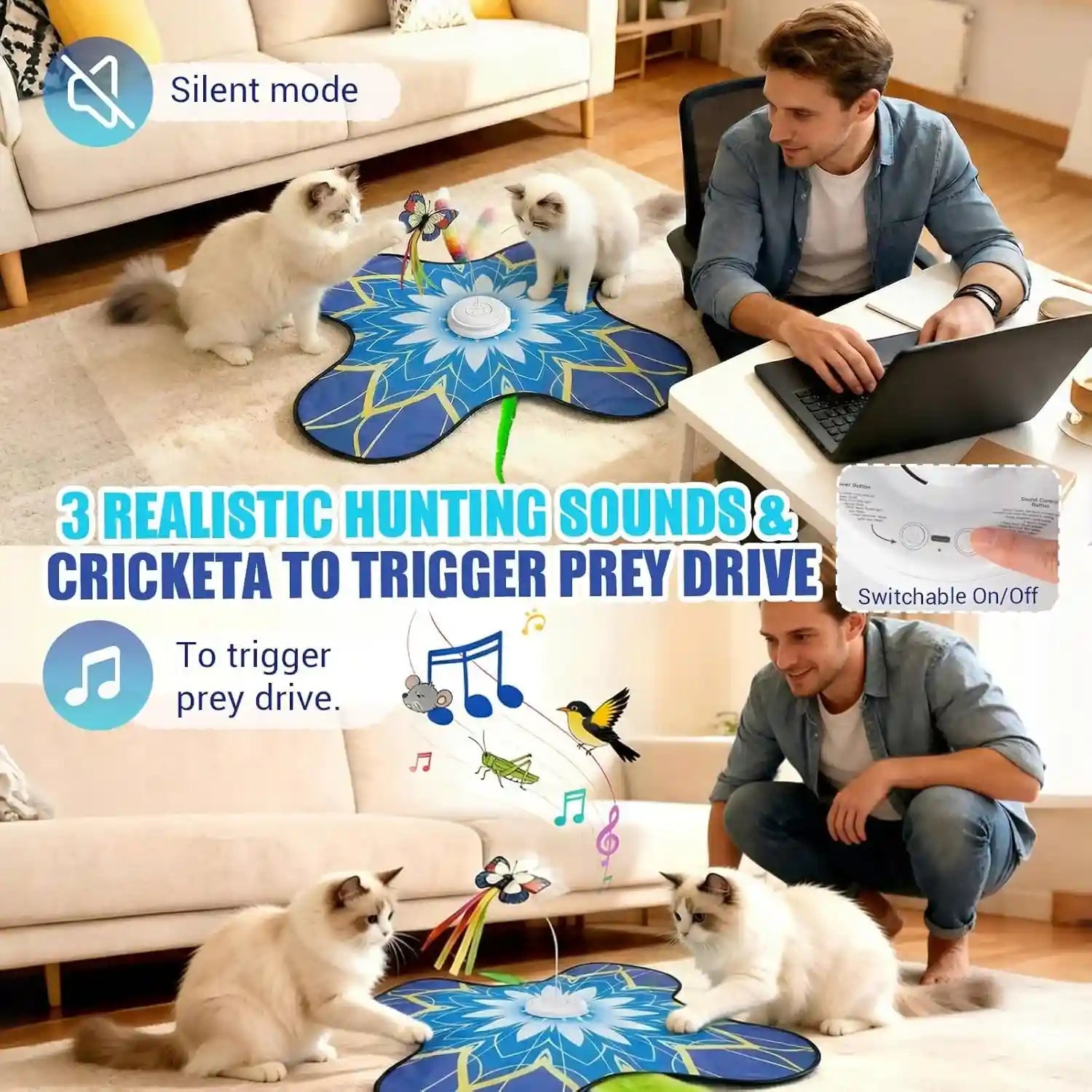interactive-cat-toy-for-indoor-cats-touch-activated-automatic-electronic-cat-toy-with-sound-on-off-dual-wands-non-slip-suction-cups-rechargeable-hide-and-seek-cat-play-mat-for-bored-adult-kittens