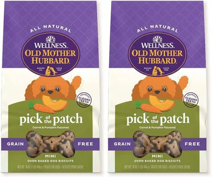 Old Mother Hubbard Wellness P-Nuttier Dog Biscuits, Natural, Training Treats, Peanut Butter Flavor, Mini Size, (20 Ounce Bag)23