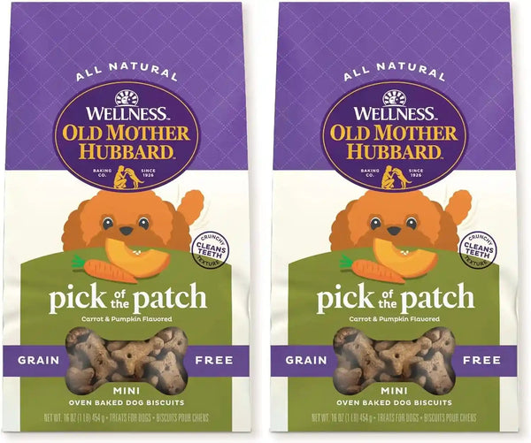 Old Mother Hubbard Wellness P-Nuttier Dog Biscuits, Natural, Training Treats, Peanut Butter Flavor, Mini Size, (20 Ounce Bag)23