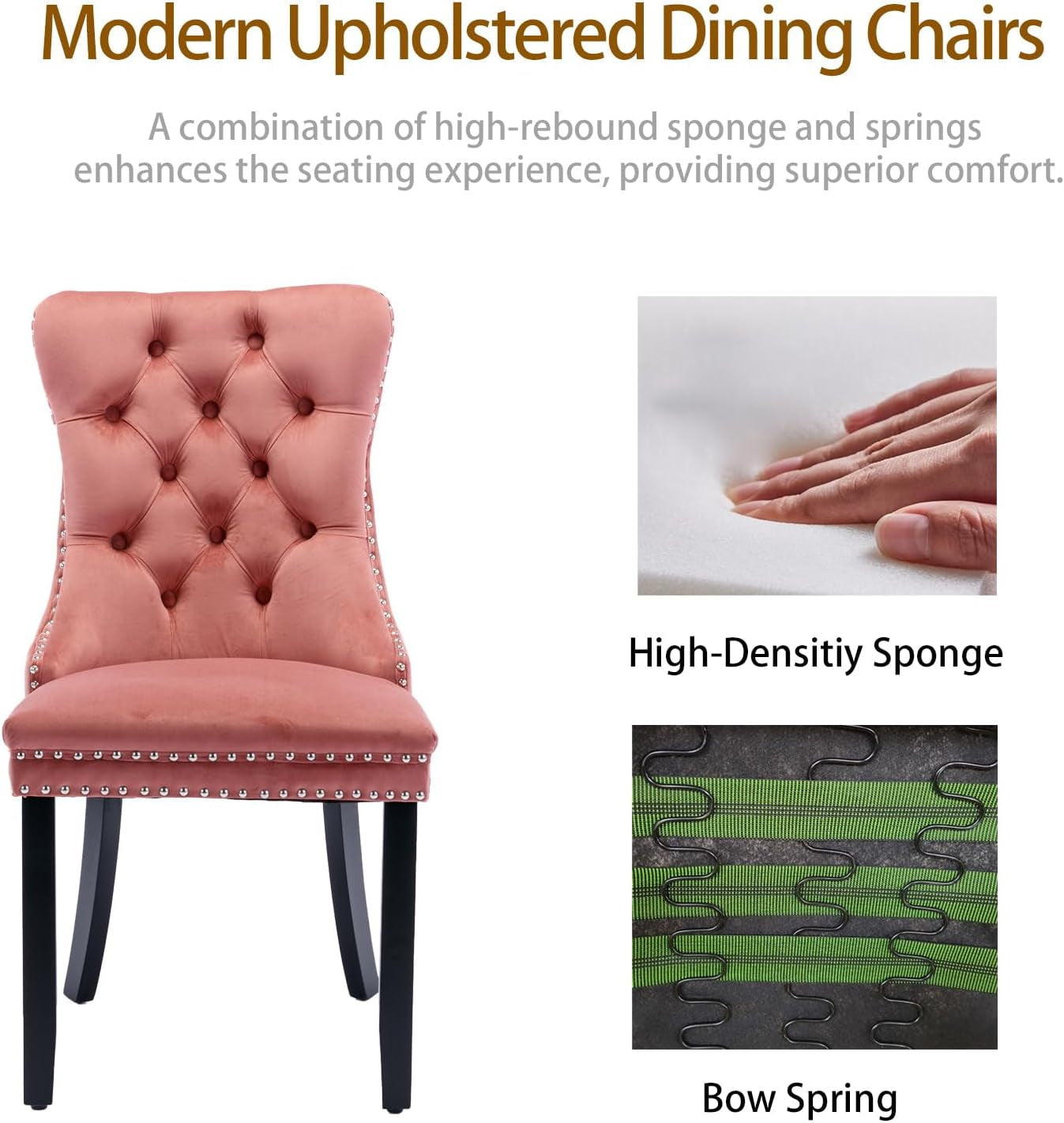 pink-velvet-dining-chairs-set-of-6-tufted-back-with-ring-pull-nailhead-trim-padded-seat-and-back-solid-wood-legs-armless-design-modern-style-dining-room-kitchen-or-restaurant