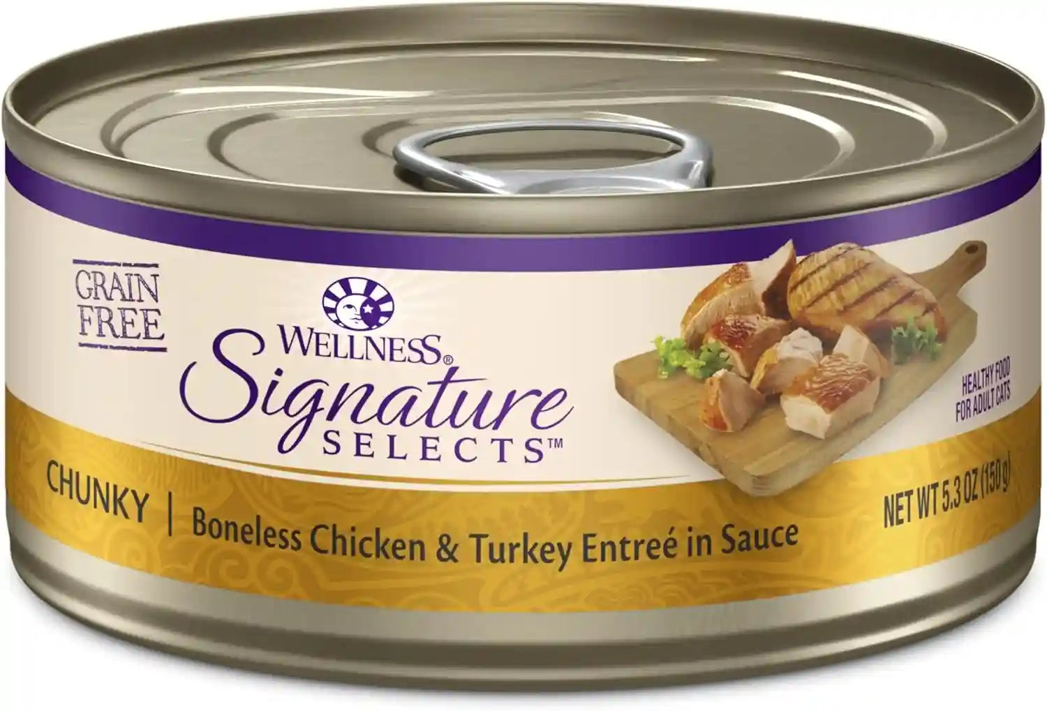 wellness-core-signature-selects-flaked-adult-canned-wet-cat-food-natural-protein-rich-grain-free-skipjack-tuna-and-wild-salmon-entree-recipe-2-8-oz-pack-of-12-cans