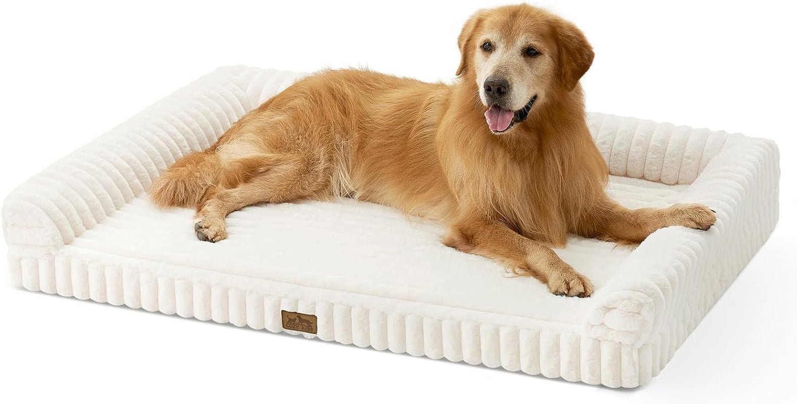 cozy-kiss-ultra-soft-faux-rabbit-fur-dog-bed-for-medium-dogs-36x27-orthopedic-foam-couch-removable-washable-cover-waterproof-lining-cream