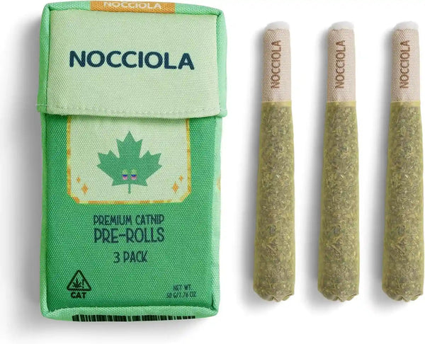 Nocciola 3 Pack Catnip Toys for Cats, Funny Cat Toys Filled with 100% Pure Organic Catnip, Safe Kitten Teething Chew and Kicker Toys, Stress Relieving Fun for Indoor Cats1