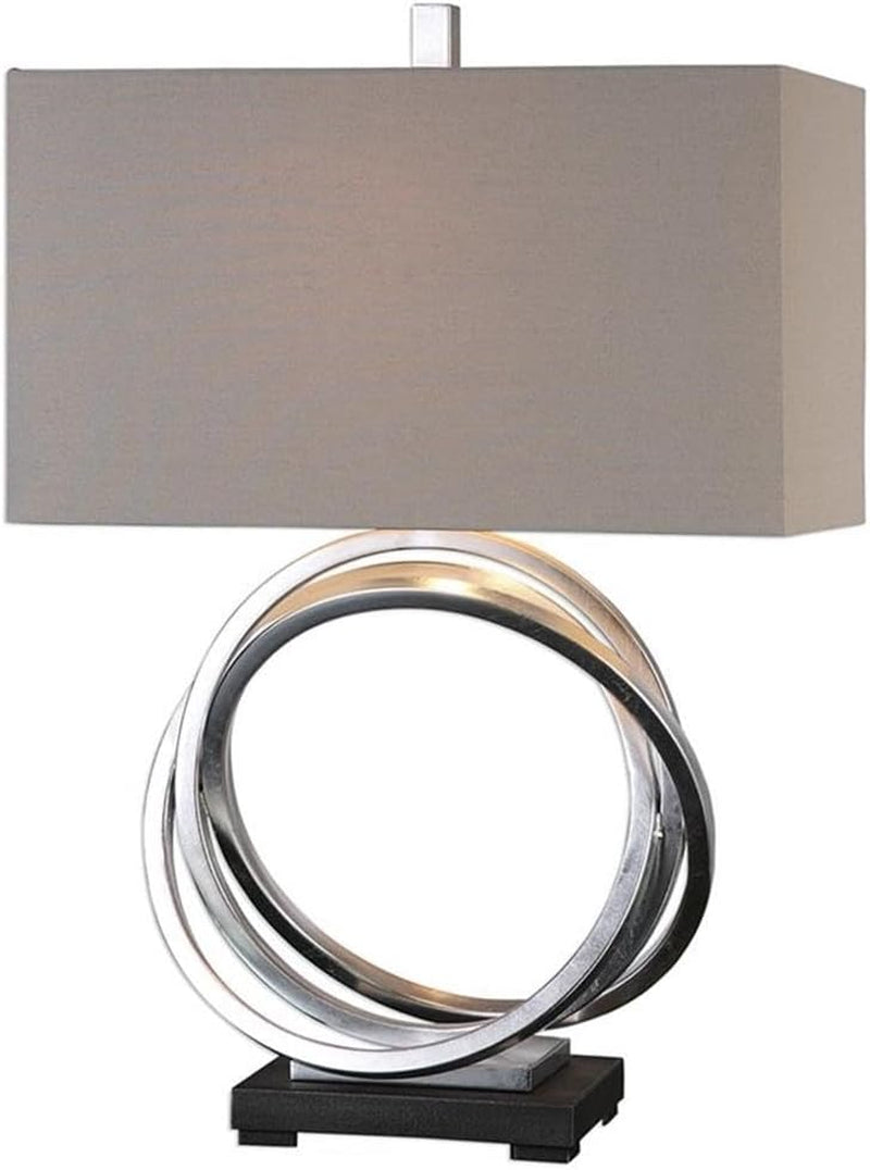 steel-and-linen-rings-table-lamp-27-5-in-height-silver-and-light-beige-finish-rectangle-hardback-shade-3-way-socket-1-light-150w-modern-accent-lighting-for-living-room-or-bedroom