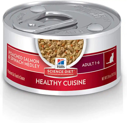 Hill'S Science Diet Adult 1-6 Healthy Cuisine Wet Cat Food | #1 Veterinarian Recommended, Roasted Chicken & Rice, 2.8 Oz. Cans, 24-Pack13