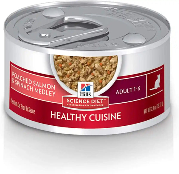 Hill'S Science Diet Adult 1-6 Healthy Cuisine Wet Cat Food | #1 Veterinarian Recommended, Roasted Chicken & Rice, 2.8 Oz. Cans, 24-Pack13
