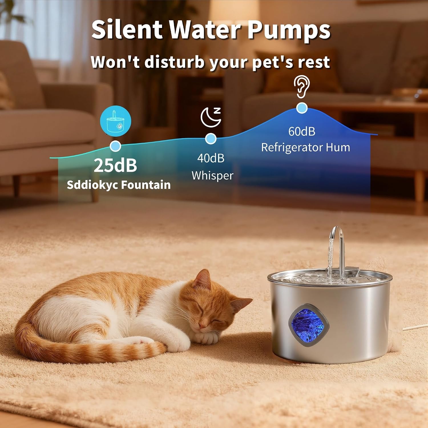 cat-water-fountain-stainless-steel-108oz-3-2l-cat-fountain-for-drinking-pet-water-fountains-for-cats-indoor-cat-water-bowl-dispenser-pets-feeding-watering-supplies-water-level-window