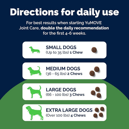 Yumove Adult Dog Hip & Joint Supplement Chews Green Lipped Mussel 300Ct | Glucosamine, Hyaluronic Acid & Omega 3 for Mobility Joint Supplement, Barbecue Daily Chews, NASC Certified9