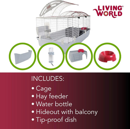 Living World - Deluxe Hybrid Habitat, X-Large | Rabbit, Guinea Pig, Chinchillas, and Small Animal Cage3