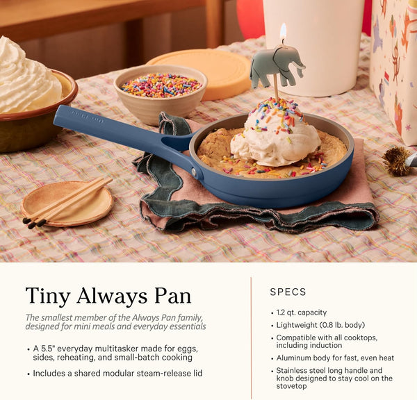 Our Place Tiny Cookware Duo, 3-Piece Compact Ceramic Nonstick Cookware Set5