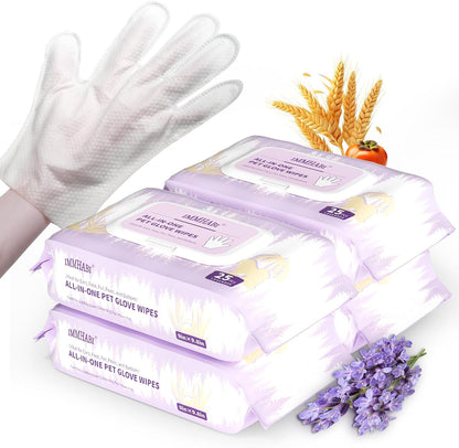 IMMHABI 400 Count Lick-Safe Dog Wipes, Lavender Plant-Based Hypoallergenic Dog Wipes for Paws, Butt, and Anal Gland Care, Cleansing & Deodorizing for Puppies9