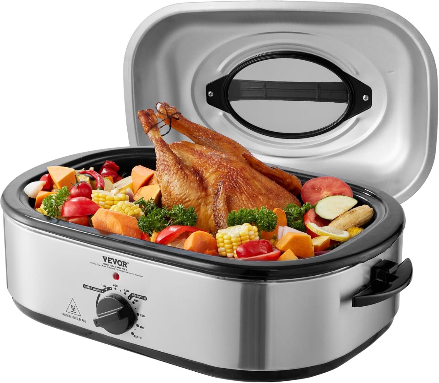electric-roaster-oven-with-defrost-warm-function-18-qt-turkey-roaster-oven-with-self-basting-lid-1450w-adjustable-temperature-removable-pan-rack-fits-turkeys-up-to-22lbs