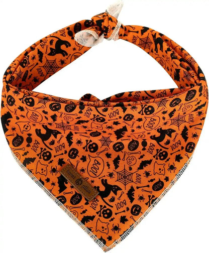 Lionet Paws Dog Bandana for Small Medium Large Dogs, Cat Kerchief Blue DOIT, Triangle Bibs Scarf for Girl or Boy34