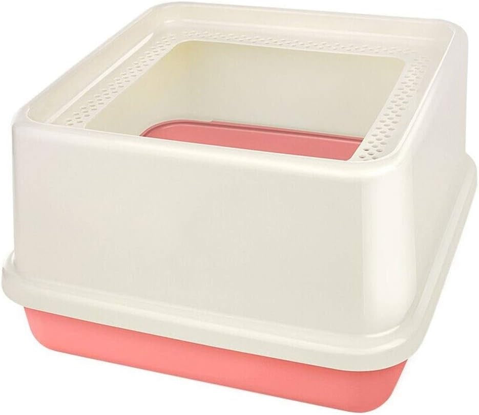 dog-potty-training-toilet-top-entrance-type-cat-litter-pot-semi-closed-toilet-large-space-capacity-sand-bowl-pet-suppliesblue
