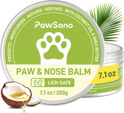 Pawsono Lick-Safe Dog Paw & Nose Balm with Coconut Oil | All-Natural Dog Paw Protector against Hot Pavement & Sand, Great for Dogs Who Hate Dog Booties or Shoes (2.1 Oz / 60 G)11