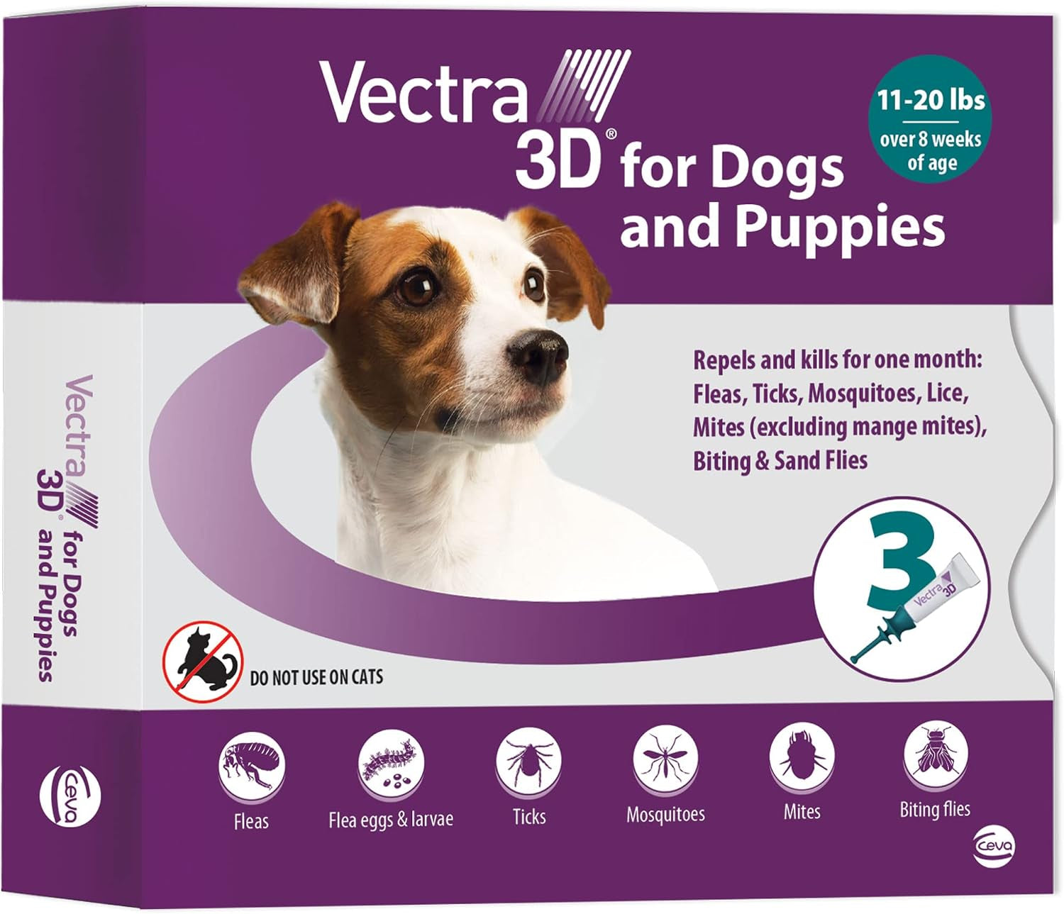 vectra-3d-flea-and-tick-prevention-for-small-dogs-11-20-lbs-3-month-kills-and-repels-fleas-ticks-mosquitoes-fast-acting-waterproof-no-prescription-needed