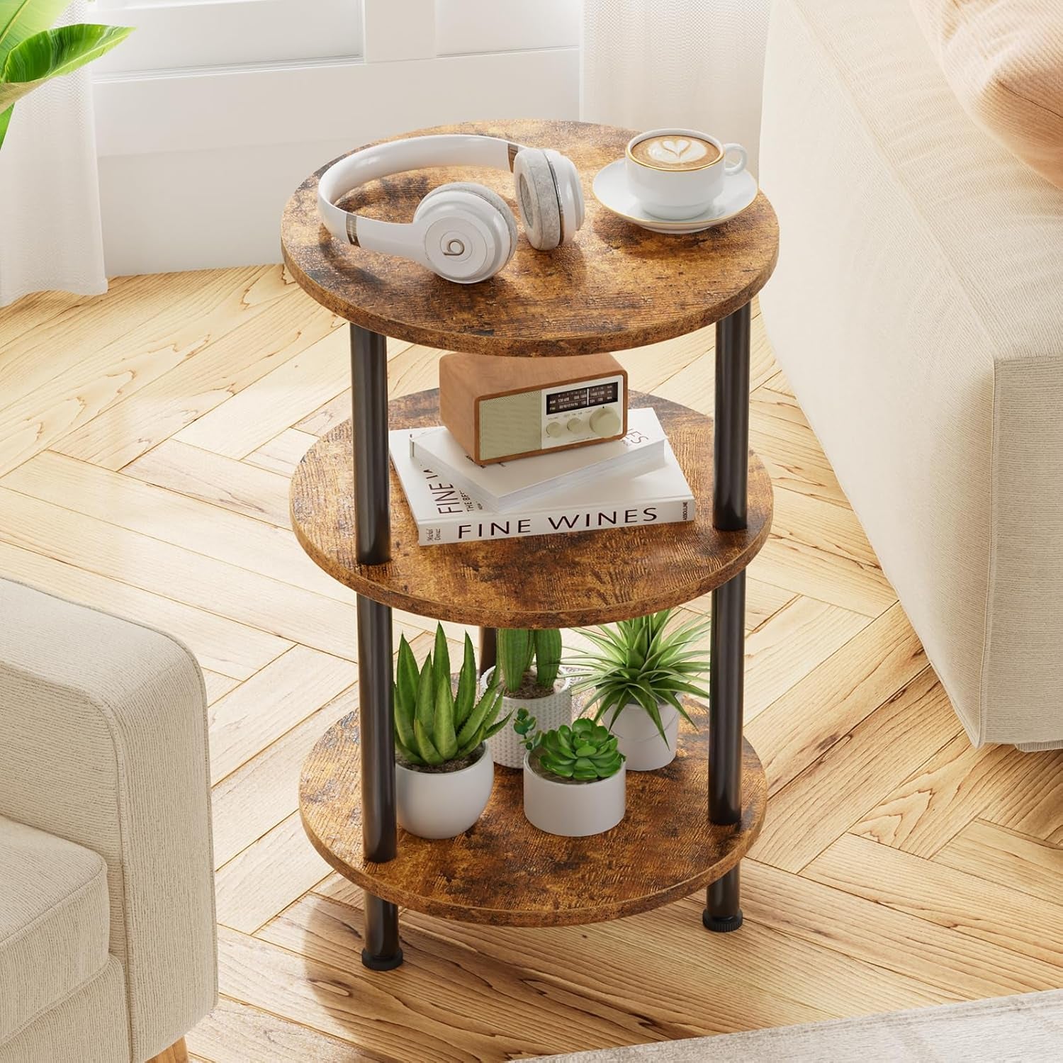 side-table-living-room-small-round-end-table-3-tiers-accent-table-for-small-spaces-rustic-brown