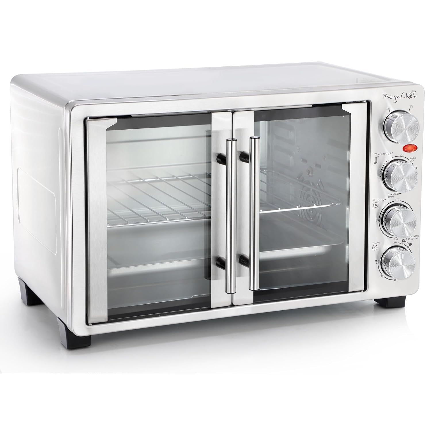 31-7-liter-french-door-multi-function-electric-toaster-oven-with-broil-bake-and-toast-functions