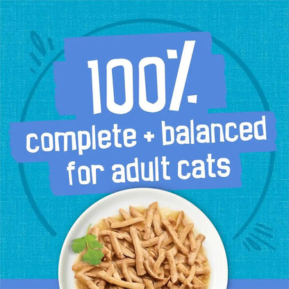 Purina Friskies Wet Cat Food, Shreds with Whitefish & Sardines in Sauce - (Pack of 24) 5.5 Oz. Cans6