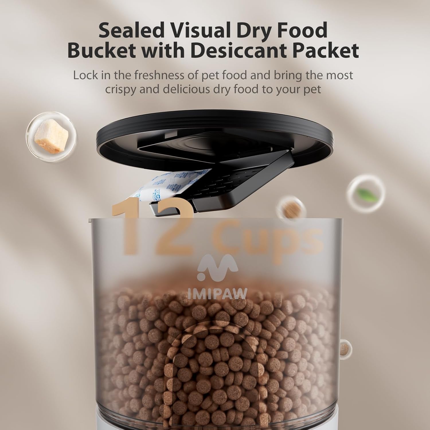 imipaw-automatic-cat-feeders-timed-cat-dry-food-dispenser-with-desiccant-bag-dual-power-supply-programmable-portion-size-6-meals-20-portions-per-day-auto-pet-feeder-for-cats-and-small-dog-white