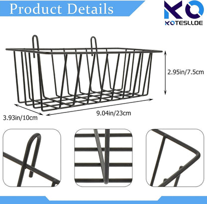 Hay Feeder for Rabbit, Guinea Pig, Bunny, Chinchilla, Heavy-Duty Metal Frame Hay Feeder, Small Animal Basket with Hook Metal Grass Holder Black5