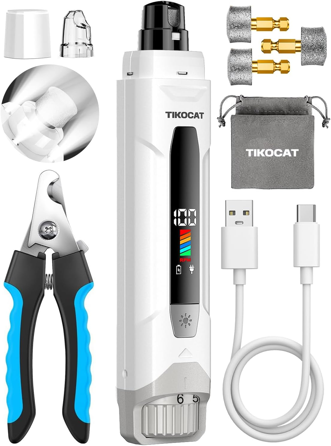 whisper-quiet-dog-nail-grinder-kit-50-more-powerful-for-sensitive-dogs-cats-6-speed-pet-nail-clippers-trimmers-with-4-led-lights-3-grinding-bits-no-over-cutting-stress-free-grooming-set-for-all-pets