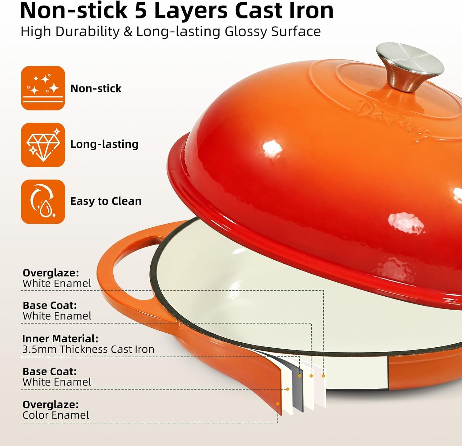 11-x-8-7-oval-bread-oven-with-domed-lid-enameled-oval-dutch-oven-pot-for-sourdough-bread-baking-6qt-non-stick-cast-iron-sourdough-pan-bread-cloche-with-lid-flame-orange