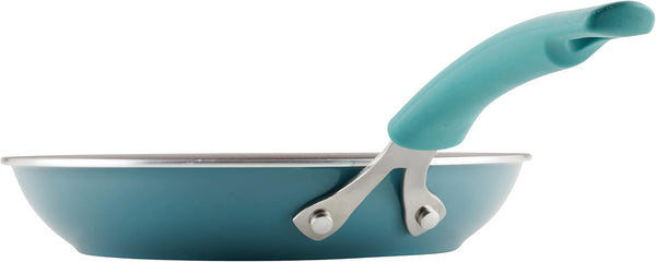 Cook + Create Aluminum Nonstick Cookware Set, 10-Piece, Agave Blue3